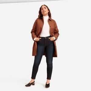 Authentic stretch mid-rise skinny deep indigo